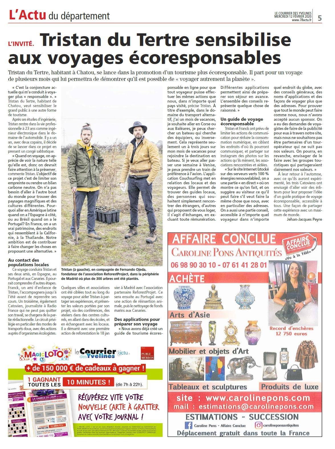 In the Courier des Yvelines